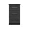 Casa Madrid 3 Drawer Chest of Drawers, Graphite