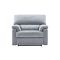 Casa Henry Power Recliner Fabric Snuggler Armchair, Arturo Teal