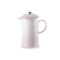 Le Creuset Stoneware Cafetiere with Metal Press, Shell Pink