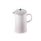 Le Creuset Stoneware Cafetiere with Metal Press, Shell Pink