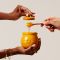 Le Creuset Stoneware Honey Pot & Dipper, Nectar
