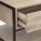 5five Aliaj Coffee Table with Drawer, Natural Wood