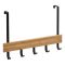 5five Natureo Overdoor Hook, Black & Wood