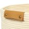 5five Ivoire Rope Storage Basket, 80L, Ivory