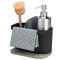 ReBorn Recycled Sink Tidy, Sage Green & Charcoal 