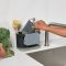 ReBorn Recycled Sink Tidy, Sage Green & Charcoal 