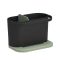 ReBorn Recycled Sink Tidy, Sage Green & Charcoal 