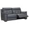 Casa Berlin 3 Seater Power Recliner Leather Sofa with Head Tilt