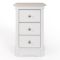 Casa Coral Small 3 Drawer Bedside Cabinet