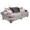 Casa Tetbury 4 Seater Pillow Back Fabric Sofa, Grey