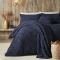 Fusion Romo Fleece & Sherpa Throw, Navy