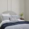 Bedeck of Belfast Mallory Gingham Duvet Set, King, Navy & White