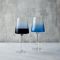 Anton Studio Design Empire Wine Glasses, Set of 2, Blue