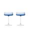 Anton Studio Design Empire Champagne Saucers, Set of 2, Blue