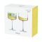 Anton Studio Design Wave Gin Glasses, Set of 2, Gold
