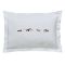 Sophie Allport Doggy Day Care Oxford Pillowcase Pair, Off-white
