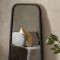 Gallery Kurva Leaner Mirror, 123x57cm, Black