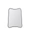Gallery Kurva Rectangular Mirror, 81x61cm, Black