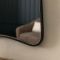 Gallery Kurva Rectangular Mirror, 81x61cm, Black