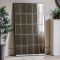 Gallery Boxley Window Pane Rectangular Mirror, 160x100cm, Black
