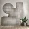 Gallery Boxley Window Pane Rectangular Mirror, 160x100cm, Black