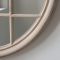 Gallery Eccleston Window Panel Round Mirror, 100x100cm, Clay