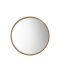 Gallery Higgins Round Mirror, 80x80cm, Antique Gold