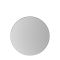 Gallery Hayle Round Mirror, 100x100cm, Black