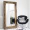 Gallery Carved Louis Leaner Mirror, 175x 89cm, Gold
