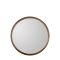 Gallery Keaton Round Mirror, 74x74cm, Walnut