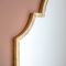 Gallery Certosa Mirror, 80x50cm, Gold