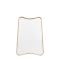 Gallery Kurva Rectangular Mirror, 81x61cm, Gold