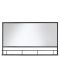 Gallery Emerson Overmantel Mirror , 63x106cm, Black