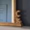 Gallery Thornby Overmantle Mirror, 118x94cm, Gold