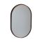 Gallery Greystoke Elipse Mirror, 90x60cm, Bronze
