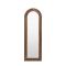Gallery Beaufort Wooden Arch Mirror, 163x54cm, Brown