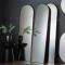 Gallery Hurston Arch Mirror, 170x50cm, Black