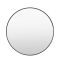 Gallery Holworth Round Mirror, 80x80cm, Black