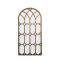 Gallery Khadra Window Pane Mirror, 150x79cm, Aged Bronze