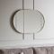 Gallery Hurston Elipse Mirror, 90x60cm, Champagne