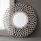 Gallery Bharta Mirror, 122x122cm, Whitewash