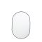Gallery Yardley Mirror, 75x50cm, Black