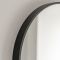 Gallery Yardley Mirror, 75x50cm, Black