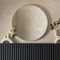 Gallery Bowie Round Mirror, 80x80cm, Silver