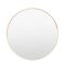 Gallery Holworth Round Mirror, 80x80cm, Gold