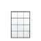 Gallery Chafford Mirror, 80x110cm, Black