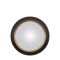 Gallery Rockbourne Convex Mirror, 63x63cm, Black
