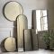 Gallery Holworth Round Mirror, 60x60cm, Black