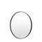 Gallery Holworth Round Mirror, 60x60cm, Black