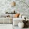 Superfresco Meadow Floral Wallpaper, Green